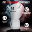 Gants de boxe crin de cheval HitnMove Suvari Blanc 16oz, Couleur: Blanc, oz: 16oz, 3 image