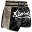 Muay Thai Shorts 8 Weapons 8 Ways Yant 2.0 Schwarz/Sand XXL, Bekleidungsgrösse: 2XL, Farbe: Beige