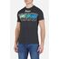 Round Neck  Printed T-Shirt, Size: 2XL, Colour: Anthracite