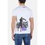 Round Neck  Printed T-Shirt, Size: S, Colour: Weiss, 3 image