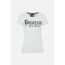 Basic T-Shirt With Front Logo, Colour: Weiss, Size: L, 4 image