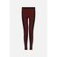 Mid-Rise  Color-Block Leggings, Taglia: L, Colore: Bordeaux, 3 image