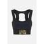 Shiny/Matt Sport Bra, Taglia: XL, Colore: Nero, 2 image