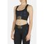 Shiny/Matt Sport Bra, Taglia: XL, Colore: Nero, 4 image