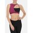 Double Layers Sport Bra, Taglia: S, Colore: Nero