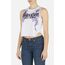 Foil Printed Tank Top, Size: XL, Colour: Weiss