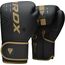 Gants de boxe RDX F6 Enfant – Noir/Or – 6oz, Couleur: Or, oz: 6oz