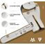 Gants de boxe RDX F7 Ego – Blanc/Or – 12oz, Couleur: Or, oz: 12oz, 8 image