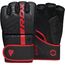 Grappling Gloves F6 Matte Red-M, Taglia: M, Colore: Nero