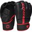 Grappling Gloves F6 Matte Red-M, Taglia: M, Colore: Nero, 3 image