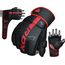 Grappling Gloves F6 Matte Red-M, Taglia: M, Colore: Nero, 5 image