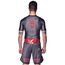 8 WEAPONS Fight Shorts, Samurai 2.0, black-red, XXL, Taglia: 2XL, Colore: Nero, 4 image