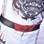 8 WEAPONS Fight Shorts, Samurai 2.0, white-red, S, Taglia: S, Colore: Bianco, 6 image