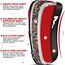 RDX T1 Curved Thai Kick Pad – The Ultimate Muay Thai Training Gear, Taglia: Taglia unica, Colore: Rosso, 7 image