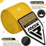 RDX Hand Wraps Pro 2.5m Yellow, Colour: Yellow, Length: 2.5m, 4 image