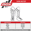 Shin Guards RDX Aura F17 Black/Red - Size M, Size: M, Colour: Rot, 7 image