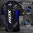 Compression Rash Guard RDX IMMAF Blue 4XL, Size: 4XL, Colour: Blue, 6 image