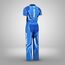 Tenue de Kickboxing Officielle WAKO RDX P1 Bleu XL, Taille: XL, Couleur: Bleu, 4 image