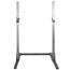 Station rack / cage à squat musculation en acier GladiatorFit | Gris 180 CM