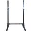 Station rack / cage à squat musculation en acier GladiatorFit | Noir 180 CM