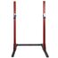 Station rack / cage à squat musculation en acier GladiatorFit | Rouge 180 CM