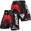 Shorts MMA IMMAF, Taille: 4XL, Couleur: Rouge, 3 image