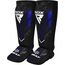 Neoprene Shin Instep Guards RDX IMMAF – Blue/Black – XL, Size: XL, Colour: Blue