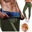 Legging de Sudation Femme, Taille: XL, Couleur: Kaki, 3 image