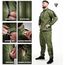 Sauna Suit RDX C1 Army Green 3XL, Size: 3XL, Colour: Khaki, 4 image