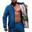 Tenue de Sudation C1 Pour la Perte de Poids, Taille: 3XL, Couleur: Bleu