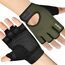 Gym Gloves RDX T1 Army Green XL, Size: XL, Colour: Khaki, 4 image