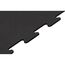 Eckstück für Gummipuzzle-Bodenbelag „Pure Black“ von GladiatorFit | 106 x 106 x 1 cm, 2 image