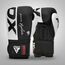 Gants de boxe Rex F4 – Blanc/Noir – 12oz, Couleur: Blanc, oz: 12oz