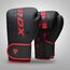 Boxing Gloves RDX F6 Kara – Black/Red – 14oz, Colour: Rot, OZ: 14oz