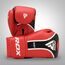 Gants de boxe RDX Aura Plus T-17 – Rouge – 10oz, Couleur: Rouge, oz: 10oz