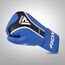 Gants de boxe RDX Aura Plus T-17 – Bleu – 10oz, Couleur: Bleu, oz: 10oz, 4 image
