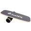Balance board planche d’équilibre en bois avec rouleau JustFit