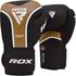 RDXBGR-T17BGL-12OZ+-RDX Boxing Glove Aura Plus T-17 Black Golden-12Oz