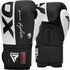 RDXBGR-F4B-16OZ-Boxing Gloves Rex F4 White/Black-16OZ