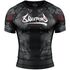 8W-8300013-4-8 WEAPONS Rashguard, S/S, Hit 2.0, black-red, XL