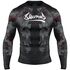 8W-8300017-2-8 WEAPONS Rashguard, L/S, Hit 2.0, black-red, M