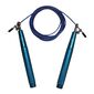 Fitness First Pro  einstellbares Stahldraht Springseil Blau