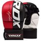 MMA Sparring Handschuhe RDX Rex T6 Plus – Rot und Schwarz – S