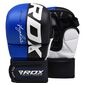 MMA Sparring Handschuhe RDX Rex T6 Plus – Blau und Schwarz – S
