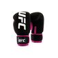 UFC PRO Waschbare Boxhandschuhe – Schwarz/Rosa – L