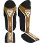 Schienbeinschoner RDX Aura Plus T17 – Schwarz/Gold – L+