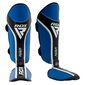 Schienbeinschoner RDX Aura Plus T17 – Blau/Schwarz – XL+