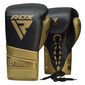 Boxhandschuhe RDX Mark Pro Sparring Tri Lira 1 Gold-10OZ