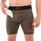 Kompressionsshort Metal Boxe Olive L