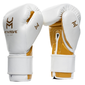 Boxhandschuhe HitnMove Agility Weiss/Gold 16oz